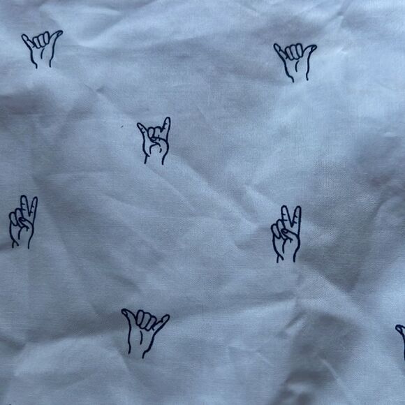 BONOBOS SHIRT, button Down, Hang loose print Size M Slim Fit - Picture 3 of 7